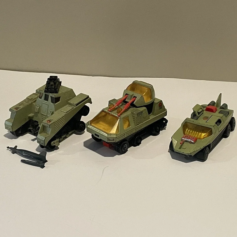 1977 Matchbox Battle‎ Kings Lot Of 3 Vehicles  England Parts/Repair